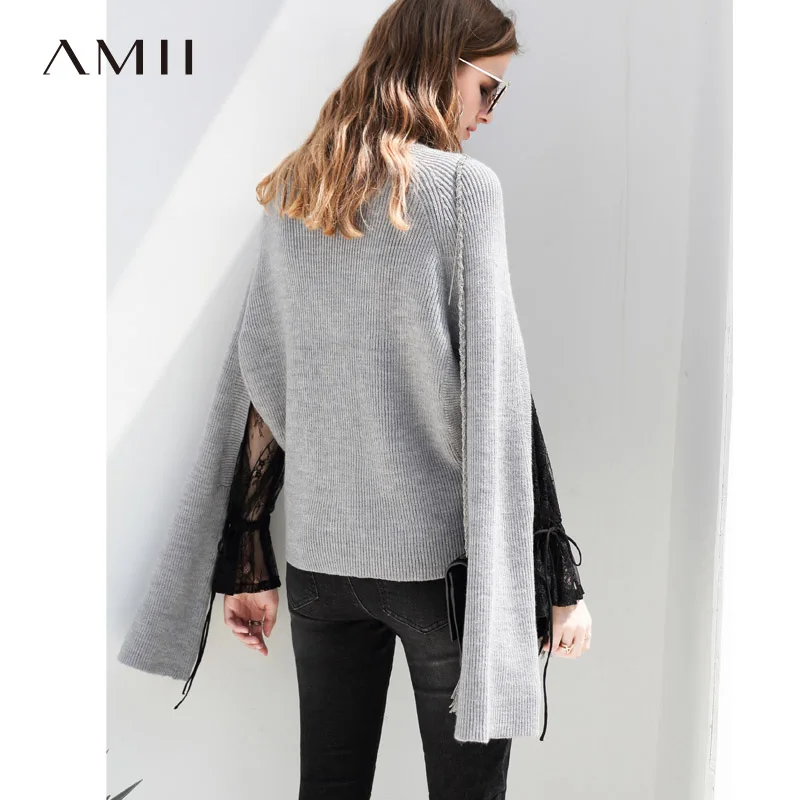 Amii Minimalist Women 2019 Autumn Sweater Chic High Street Hollow Loose High Quality Original Design Female Pullovers Sweaters
Amii Minimalist Women 2019 Autumn Sweater Chic High Street Hollow Loose High Quality Original Design Female Pullovers Sweaters