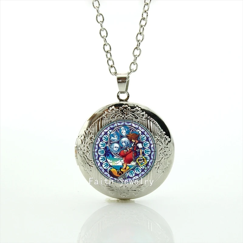 New cute children kids jewelry accessories with Kingdom Hearts character picture locket necklace HH207
New cute children kids jewelry accessories with Kingdom Hearts character picture locket necklace HH207