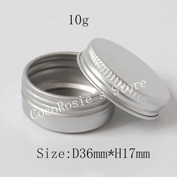 100pcs/lot Empty 10G Aluminum Jar 10ml Cosmetic Packaging Container 1/3oz metal tin cosmetic container
100pcs/lot Empty 10G Aluminum Jar 10ml Cosmetic Packaging Container 1/3oz metal tin cosmetic container