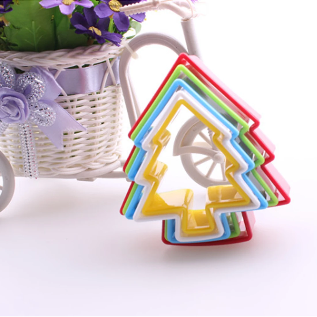 5pcs/set DIY Star Chirstmas Tree Round Heart Flower Mold Cookie Maker Cookies Cutter Frame Fondant Biscuit Cake Mould
5pcs/set DIY Star Chirstmas Tree Round Heart Flower Mold Cookie Maker Cookies Cutter Frame Fondant Biscuit Cake Mould