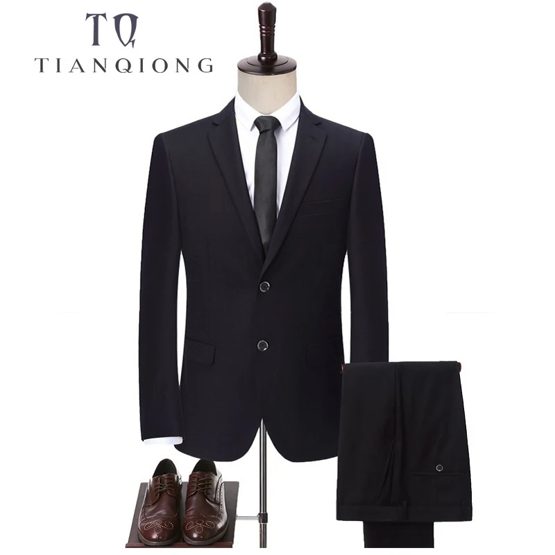 TIAN QIONG Black Men's Tailor Made Suits with Pants Formal Dress Mens Stage Wear Clothing Men Slim Fit Shinny Wedding Suit
TIAN QIONG Black Men's Tailor Made Suits with Pants Formal Dress Mens Stage Wear Clothing Men Slim Fit Shinny Wedding Suit