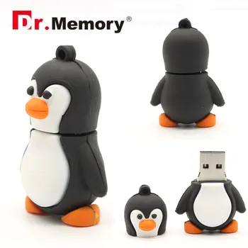 

Lovely Penguin USB Flash Drives Cartoon Pendrive 32 GB Cute Anime Flash Memory Stick 128M 4G 8GB 16GB 32GB 64GB U Disk Pen Drive