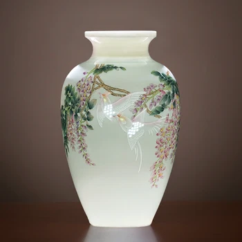 Jingdezhen Ceramic Vase Masters Hand Carved Linglong New Chinese Style Living Room Decoration Ornaments vase for home collection
Jingdezhen Ceramic Vase Masters Hand Carved Linglong New Chinese Style Living Room Decoration Ornaments vase for home collection