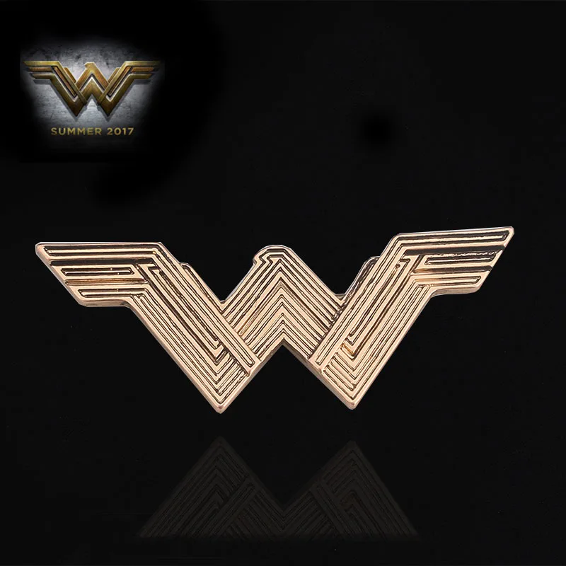 DC Comic Wonder Woman Superhero W Logo Pin Brooch Avenger Golden Justice League Men and Women Jewelry Gifts
DC Comic Wonder Woman Superhero W Logo Pin Brooch Avenger Golden Justice League Men and Women Jewelry Gifts