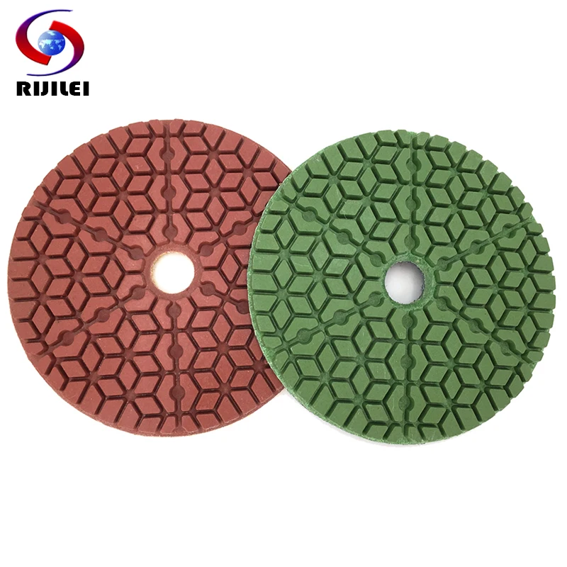 RIJILEI 4 inch Flexible Polishing Pad 100mm Wet Diamond polishing pad Stone Granite Marble Diamond Abrasive Tools HC18
RIJILEI 4 inch Flexible Polishing Pad 100mm Wet Diamond polishing pad Stone Granite Marble Diamond Abrasive Tools HC18