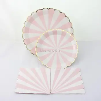 ipalmay Light Pink Striped Paper Plates,Party Paper Napkins-Gold Foil Modern Chic Party Paper Plates Baby Shower Tableware Decor
ipalmay Light Pink Striped Paper Plates,Party Paper Napkins-Gold Foil Modern Chic Party Paper Plates Baby Shower Tableware Decor