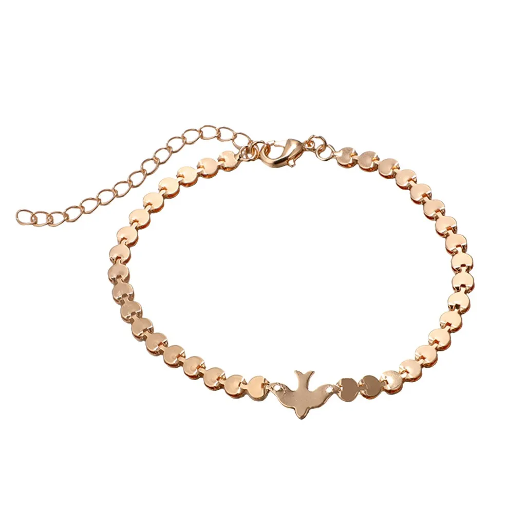 Stylish Bar Women's Bracelet On The Leg Feet Accessories Lady Geometric Round Chain Bird Animal Ankle Chain Bracelet Foot #0328
Stylish Bar Women's Bracelet On The Leg Feet Accessories Lady Geometric Round Chain Bird Animal Ankle Chain Bracelet Foot #0328
