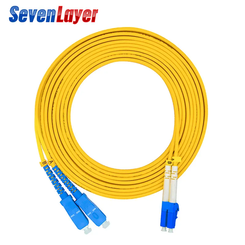 fiber opticjumper cable 3M LC-SC Patch Cord 3.0MM Simplex Mode 2 core Optic Fiber Cable UPC LC-SC Fiber Jumper Cable LC-FC
fiber opticjumper cable 3M LC-SC Patch Cord 3.0MM Simplex Mode 2 core Optic Fiber Cable UPC LC-SC Fiber Jumper Cable LC-FC
