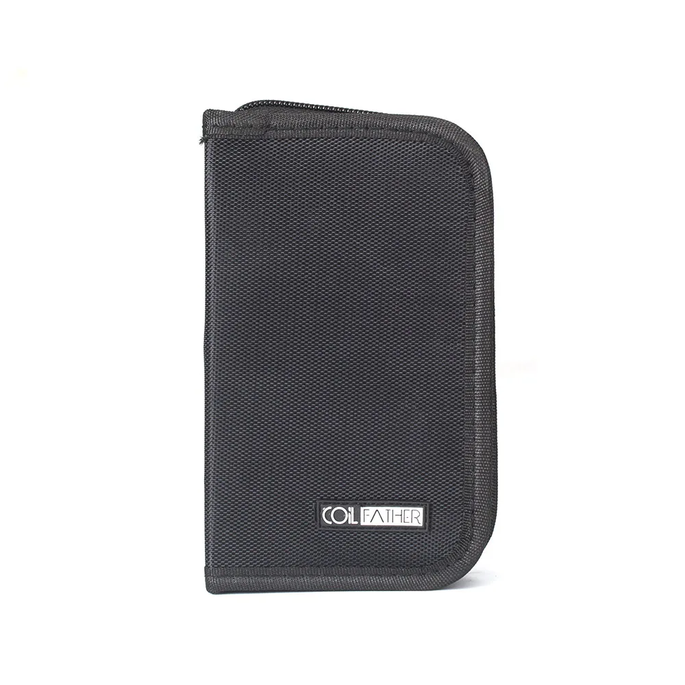Coil Father Portable Vape Bag Vapor Tool Pocket Vapor Case For Electronic Cigarette RDA Mod Cotton Accessory
Coil Father Portable Vape Bag Vapor Tool Pocket Vapor Case For Electronic Cigarette RDA Mod Cotton Accessory