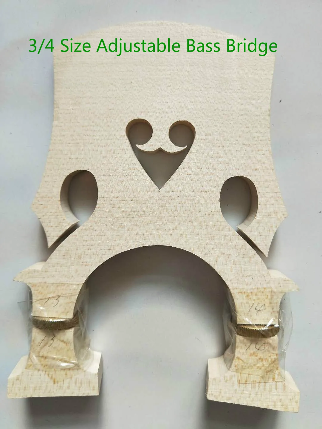 1 PC Quality Double Bass Bridge Adjustable Double Bass Bridge for 3/4 or 4/4 Size
1 PC Quality Double Bass Bridge Adjustable Double Bass Bridge for 3/4 or 4/4 Size