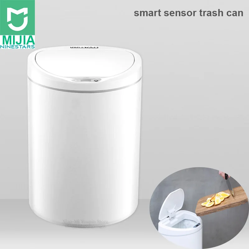 Newest Xiaomi Mijia NINESTARS Smart Trash Can Motion Sensor Auto Sealing LED Induction Cover Trash 7L 10L Mi Home Ashcan Bins
Newest Xiaomi Mijia NINESTARS Smart Trash Can Motion Sensor Auto Sealing LED Induction Cover Trash 7L 10L Mi Home Ashcan Bins