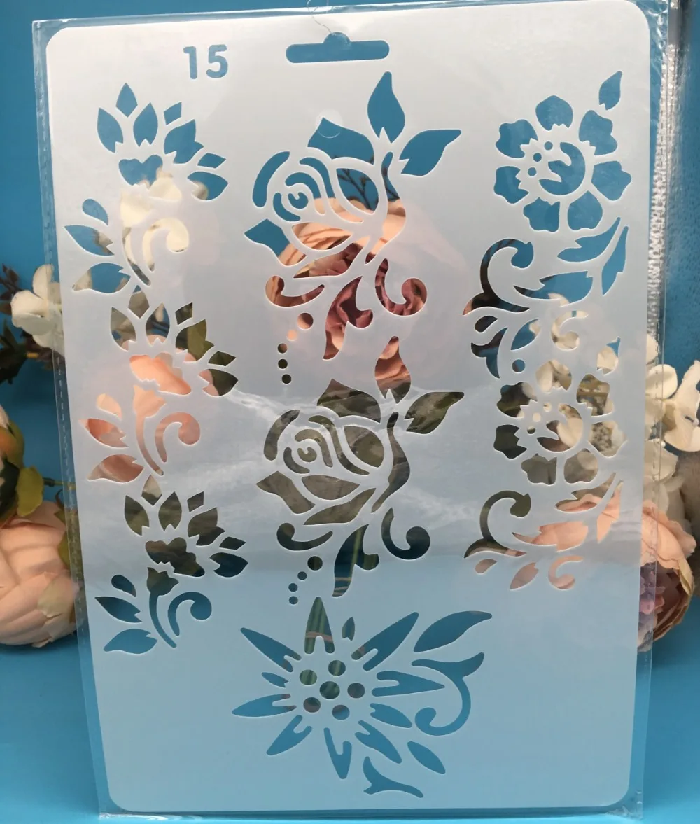 27.5X19cm Rose Flower DIY Craft Layering Stencils Painting Scrapbooking Stamping Embossing Album Paper Card Template
27.5X19cm Rose Flower DIY Craft Layering Stencils Painting Scrapbooking Stamping Embossing Album Paper Card Template