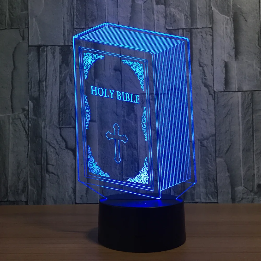Dropship Bible 3D Optical Illusion Night Light 7 Color Changing Table Lamps with Acrylic Flat & ABS Base USB Cable
Dropship Bible 3D Optical Illusion Night Light 7 Color Changing Table Lamps with Acrylic Flat & ABS Base USB Cable