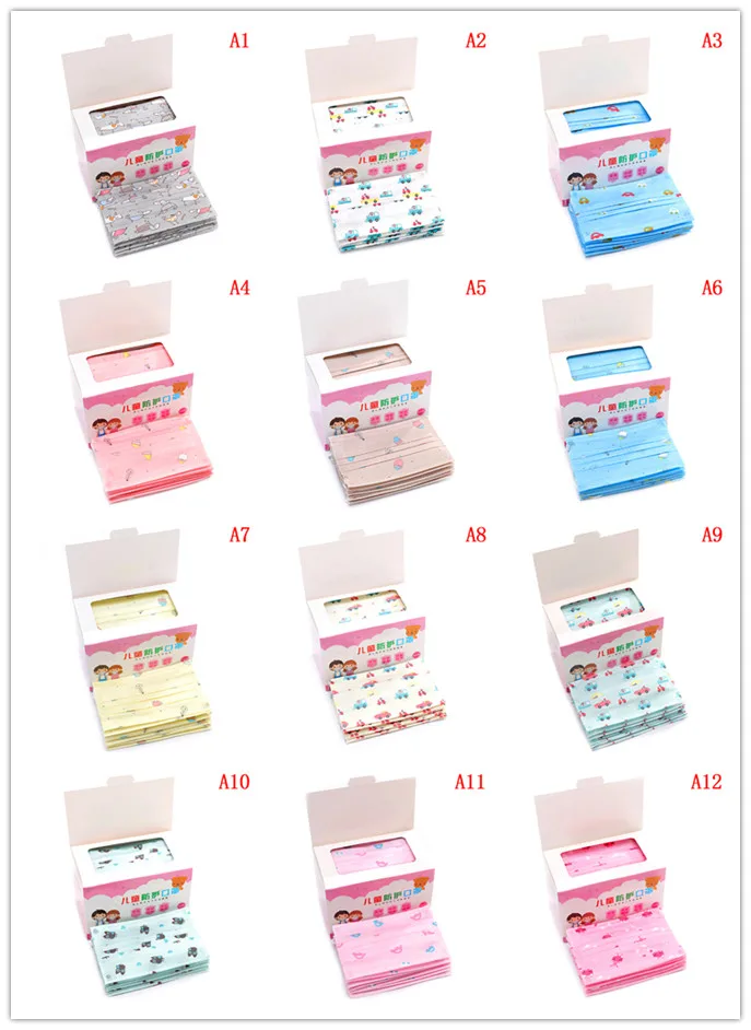 50Pcs Cartoon Kids Disposable 3 Layer Mouth Face Mask Anti Dust Mouth Mask Non-Woven Medical Earloop Respirator Cover
50Pcs Cartoon Kids Disposable 3 Layer Mouth Face Mask Anti Dust Mouth Mask Non-Woven Medical Earloop Respirator Cover