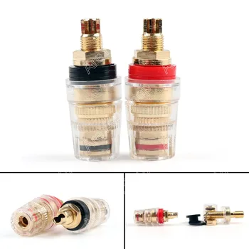 Areyourshop Sale 4 Pcs Pure Copper Binding Post For Amplifier Speaker 4mm Banana Plugs Connector mi
Areyourshop Sale 4 Pcs Pure Copper Binding Post For Amplifier Speaker 4mm Banana Plugs Connector mi