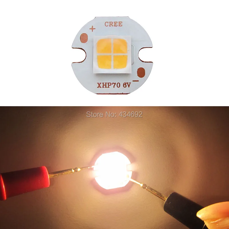 30W Cree XHP70 XHP-70 Warm White 3000K White 6500K Led Emitter Lamp Light On 16MM Copper PCB Board 6V 12V Optional
30W Cree XHP70 XHP-70 Warm White 3000K White 6500K Led Emitter Lamp Light On 16MM Copper PCB Board 6V 12V Optional