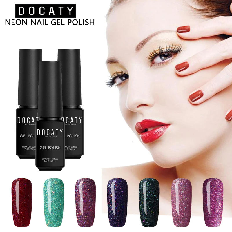 Docaty 3D Colorful Neon Gel Polish Rainbow Uv Led Semi Permanant Soak Off for Nails Art Color 19 Colorful Gel Varnishes
Docaty 3D Colorful Neon Gel Polish Rainbow Uv Led Semi Permanant Soak Off for Nails Art Color 19 Colorful Gel Varnishes