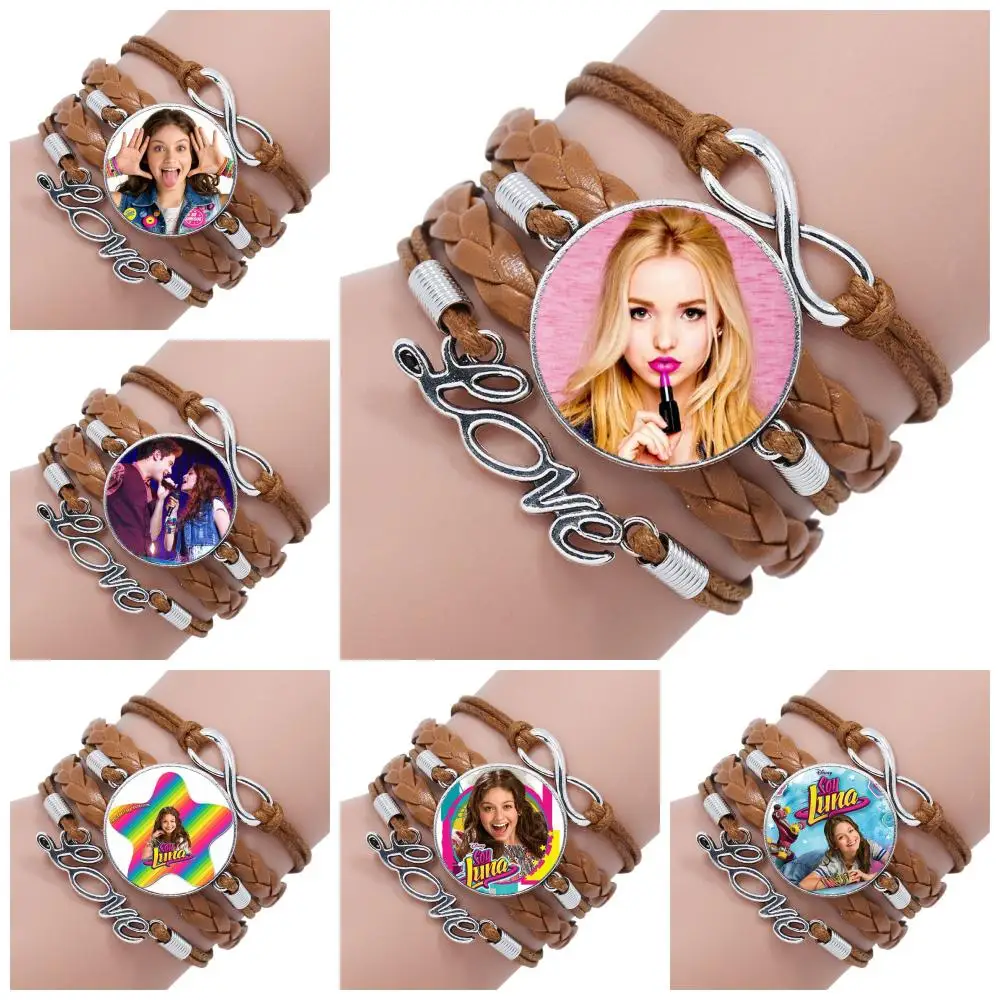 Statement Handmade Glass Multilayer Black/Brown Leather Bracelet Bangle Lovely Jewelry For Girls Gifts Super Pop Singer Soy Luna
Statement Handmade Glass Multilayer Black/Brown Leather Bracelet Bangle Lovely Jewelry For Girls Gifts Super Pop Singer Soy Luna
