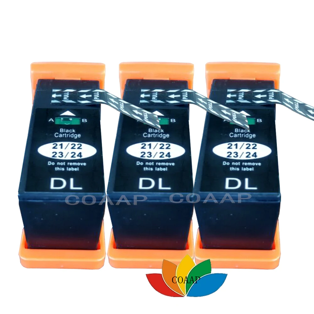 3 Black Dell 21 series Compatible Ink Cartridges For Dell V313 V313W V515W P513W P713W V715W
3 Black Dell 21 series Compatible Ink Cartridges For Dell V313 V313W V515W P513W P713W V715W