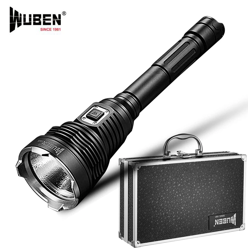 WUBEN T101 PRO USB Charging Searchlight Aluminum Box CREE XHP70 max 3480 beam distance 463 Meter Flashlight Kit Tactical Torch
WUBEN T101 PRO USB Charging Searchlight Aluminum Box CREE XHP70 max 3480 beam distance 463 Meter Flashlight Kit Tactical Torch