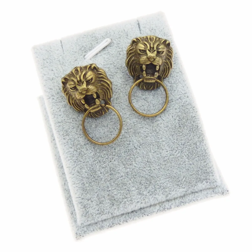 (16Pieces)New GraceAngie Women Vintage Antique Style Alloy Lion Head Shape Stud Earrings Connector Findings 33*19mm Retro 34813
(16Pieces)New GraceAngie Women Vintage Antique Style Alloy Lion Head Shape Stud Earrings Connector Findings 33*19mm Retro 34813