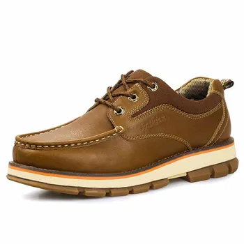 Classic Style High Quality 111% Real Cow Leather Big-Head Men Tooling Shoes Comfortable Thick Heel No-Slip Rubber Outsole
Classic Style High Quality 111% Real Cow Leather Big-Head Men Tooling Shoes Comfortable Thick Heel No-Slip Rubber Outsole