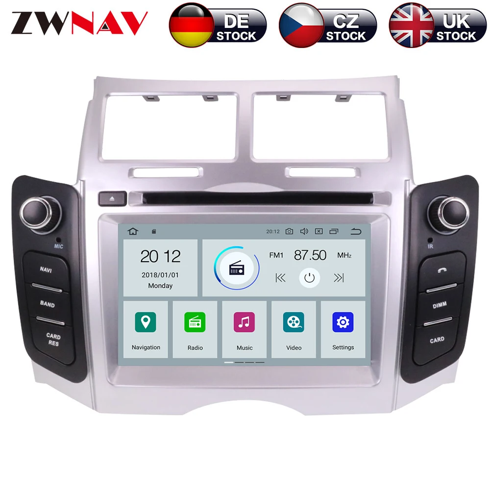 ZWNAV Android 9.0 4+32GB Car DVD Player for Toyota Yaris 2005-2011 Radio Ibiza GPS Navigation Mirroring link head unit px5
ZWNAV Android 9.0 4+32GB Car DVD Player for Toyota Yaris 2005-2011 Radio Ibiza GPS Navigation Mirroring link head unit px5