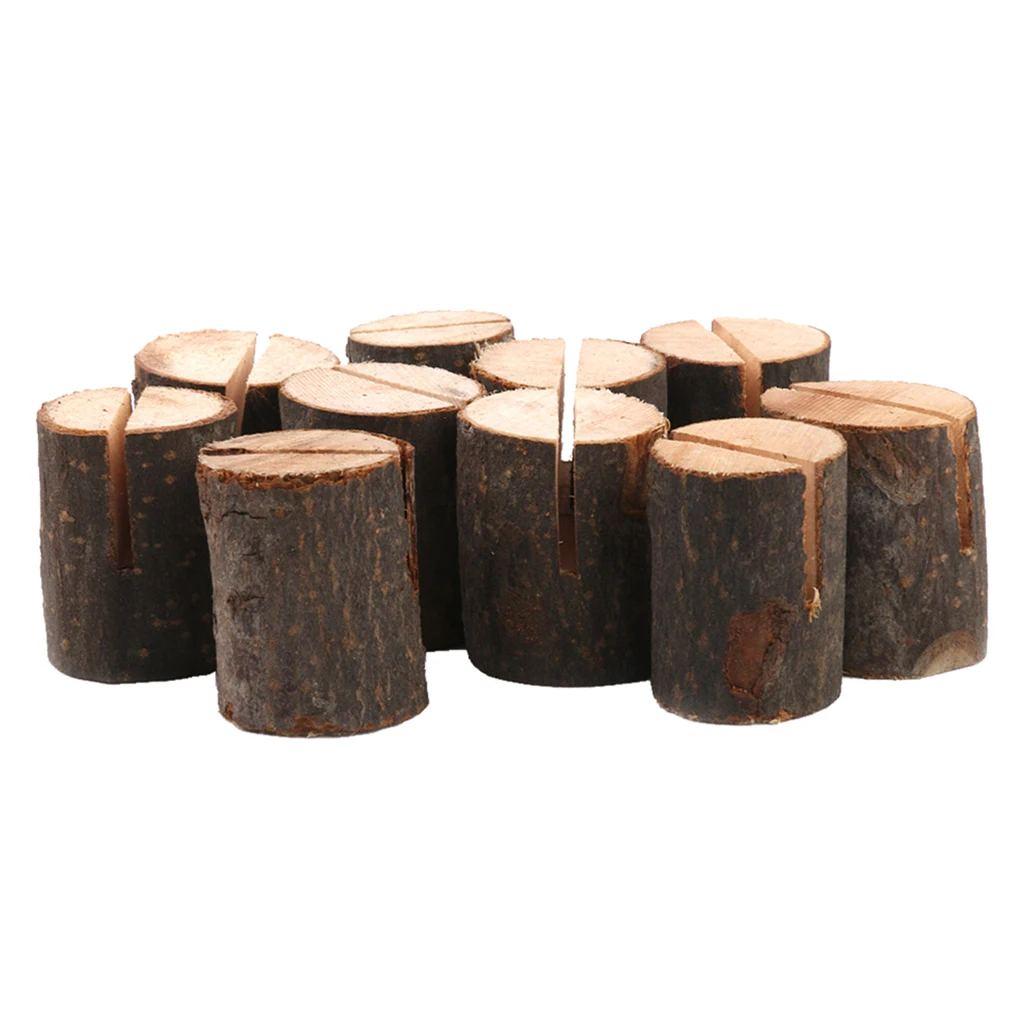 20PCS Mini Wooden Log Place Name Holders Menu Photo Rustic Table Decor Wedding Party Birthday Supplies
20PCS Mini Wooden Log Place Name Holders Menu Photo Rustic Table Decor Wedding Party Birthday Supplies