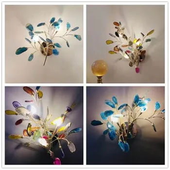 Nordic Agate Wall Lamp Living Room Modern Personality Simple Bedside Lamp Bedroom Model Room Light Luxury Color Villa Wall Lamp
Nordic Agate Wall Lamp Living Room Modern Personality Simple Bedside Lamp Bedroom Model Room Light Luxury Color Villa Wall Lamp