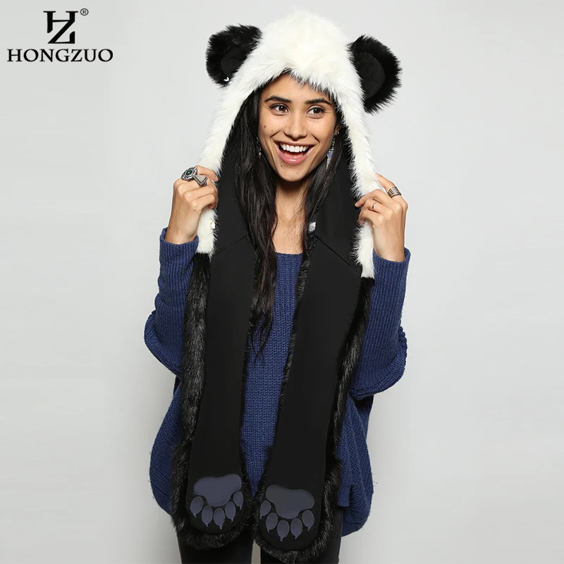 HONGZUO 2017 Winter Fashion Warm Panda Animal Faux Fur Hat Scarf Mittens Ears and Paws Cap Scarf Shawl Gloves Sets PC187
HONGZUO 2017 Winter Fashion Warm Panda Animal Faux Fur Hat Scarf Mittens Ears and Paws Cap Scarf Shawl Gloves Sets PC187