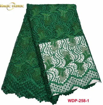 High quality nigerian wedding african lace fabric/ guipure cord lace fabric for wedding party in 5yards/lot WDP-258
High quality nigerian wedding african lace fabric/ guipure cord lace fabric for wedding party in 5yards/lot WDP-258