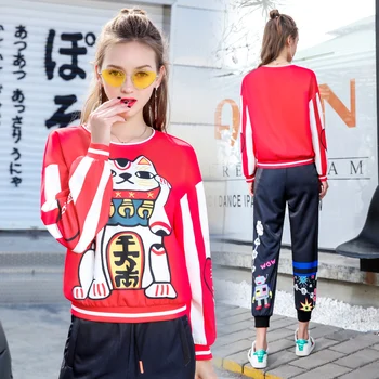 2019 spring new European station fashion personality printing red hooded sweater female birth year jacket tide
2019 spring new European station fashion personality printing red hooded sweater female birth year jacket tide