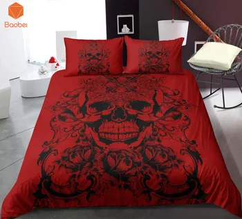 3Pcs 3D Skull Red Bedding Set Pillowcases Duvet Cover Quilt Cover For Kids Adults Queen King Sizes Bedspreads Sj234
3Pcs 3D Skull Red Bedding Set Pillowcases Duvet Cover Quilt Cover For Kids Adults Queen King Sizes Bedspreads Sj234