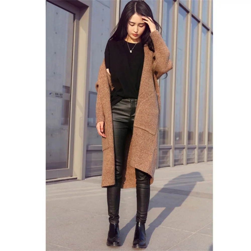 Grey Camle Color Long Section Women Cardigan Sweater Coat Autumn Winter Mohair Warm Plus Size Knitted Outerwear Girls Gifts
Grey Camle Color Long Section Women Cardigan Sweater Coat Autumn Winter Mohair Warm Plus Size Knitted Outerwear Girls Gifts