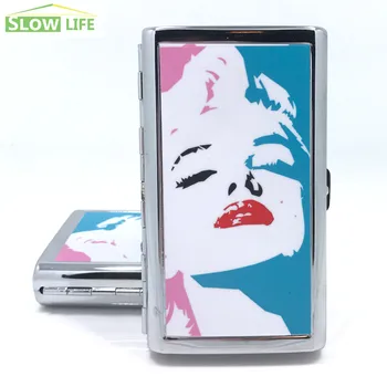New Lady Slim Cigarette Case Marilyn Monroe Metal Slim Cigarette Case Box Woman Cigarette Holder Tobacco Box Girl Cigarette Case
New Lady Slim Cigarette Case Marilyn Monroe Metal Slim Cigarette Case Box Woman Cigarette Holder Tobacco Box Girl Cigarette Case