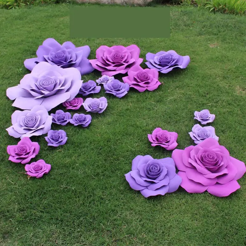 Giant Paper Foam Rose Flowers Roses 24pcs Mixed Sizes Stage Wedding Party Event Background Table Decorations decoracao de festa
Giant Paper Foam Rose Flowers Roses 24pcs Mixed Sizes Stage Wedding Party Event Background Table Decorations decoracao de festa