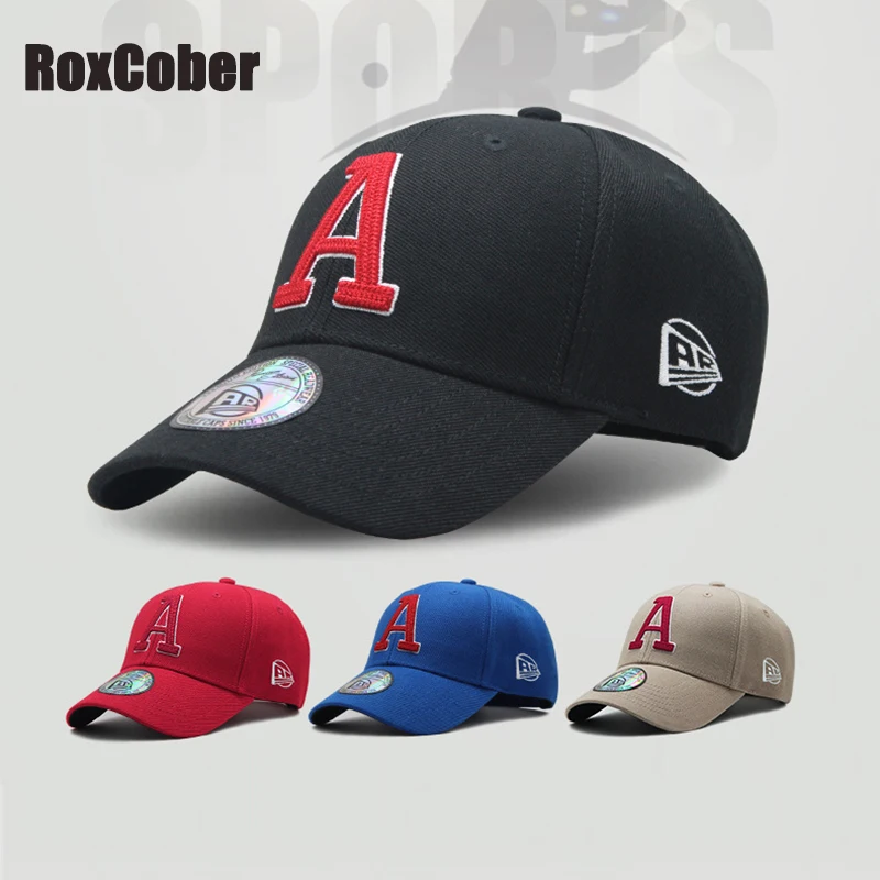 RoxCober High Quality unisex sports leisure embroidery A Letter Golf Baseball Caps Snapback Caps Adjustable Hip-hop hat Sun Hats
RoxCober High Quality unisex sports leisure embroidery A Letter Golf Baseball Caps Snapback Caps Adjustable Hip-hop hat Sun Hats