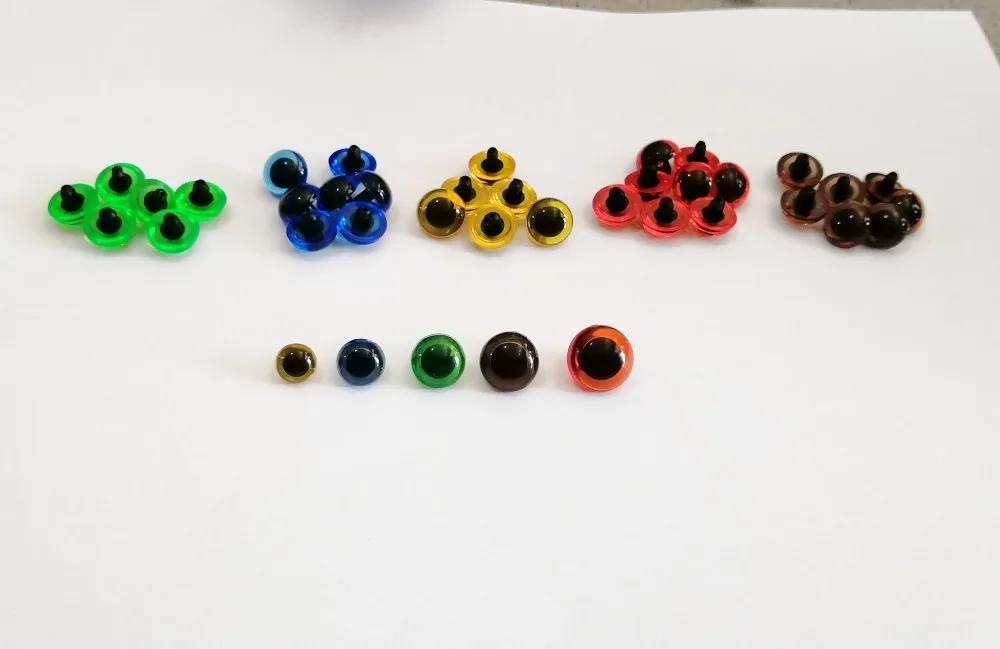20pcs/lot 9mm/10.5mm/12mm/13.5/15mm red/green/blue/yellow/brown diy handscrew safety button toy eyes -size color option
20pcs/lot 9mm/10.5mm/12mm/13.5/15mm red/green/blue/yellow/brown diy handscrew safety button toy eyes -size color option