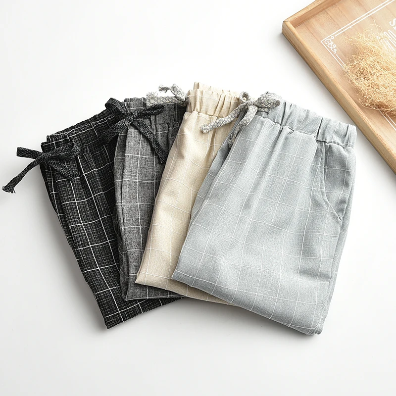 Updated Linen linen pants elastic waist wide leg pants casual pants straight pants loose trousers Plus Size Plaid Capris Grid
Updated Linen linen pants elastic waist wide leg pants casual pants straight pants loose trousers Plus Size Plaid Capris Grid