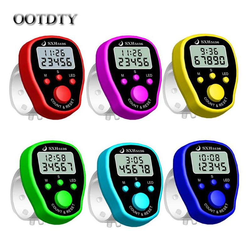 OOTDTY 5 Digit Finger Counter Clock LCD Electronic Digital Tally Counters with Time & Backlight dorp shipping
OOTDTY 5 Digit Finger Counter Clock LCD Electronic Digital Tally Counters with Time & Backlight dorp shipping