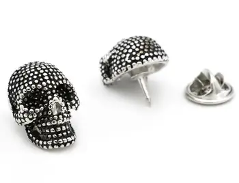 20pcs/lot Skull Brooches Pin Ancient Silver Skeleton Brooch Shirt Badges Men's Dress Lapel Sticker Jewelry Halloween Gift
20pcs/lot Skull Brooches Pin Ancient Silver Skeleton Brooch Shirt Badges Men's Dress Lapel Sticker Jewelry Halloween Gift