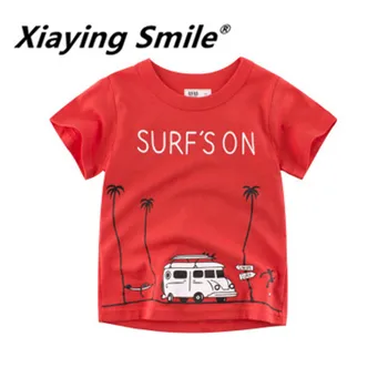 Xiaying Smile Summer New Kids'Clothes Fashion Children Short Sleeve T-shirt Half-sleeve blouses for boys can be wholesaled 9223
Xiaying Smile Summer New Kids'Clothes Fashion Children Short Sleeve T-shirt Half-sleeve blouses for boys can be wholesaled 9223