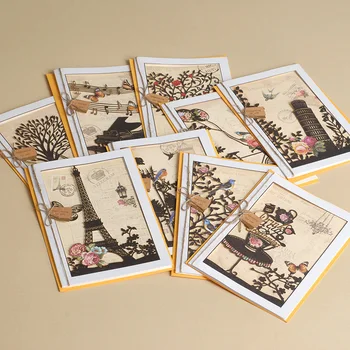 Engaving hollowd paper invitation gift cards black paper cutting size for card:11.5x17cm 10pcs/lot
Engaving hollowd paper invitation gift cards black paper cutting size for card:11.5x17cm 10pcs/lot