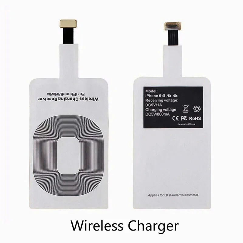 

Universal Phone Qi Wireless Charger Dock Receiver for iPhone 6 6S 7 Plus Samsung S7 S6 Edge Note 5 7 LG G5 Charging Receiver