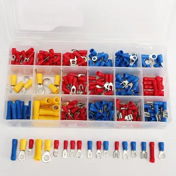 300Pcs/Set Colorful Electrical Connector Kit Mixed Assorted Insulated Wire Crimp Terminals Sleeve 3 Colors 4 Sizes With Box--M25
300Pcs/Set Colorful Electrical Connector Kit Mixed Assorted Insulated Wire Crimp Terminals Sleeve 3 Colors 4 Sizes With Box--M25