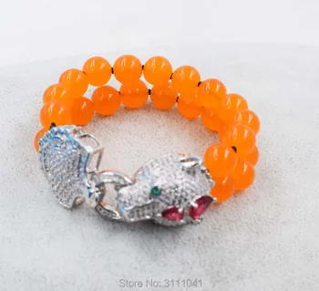 2rows orange jade round 10mm 12mm bracelet 7.5inch wholesale beads nature handcraft
2rows orange jade round 10mm 12mm bracelet 7.5inch wholesale beads nature handcraft