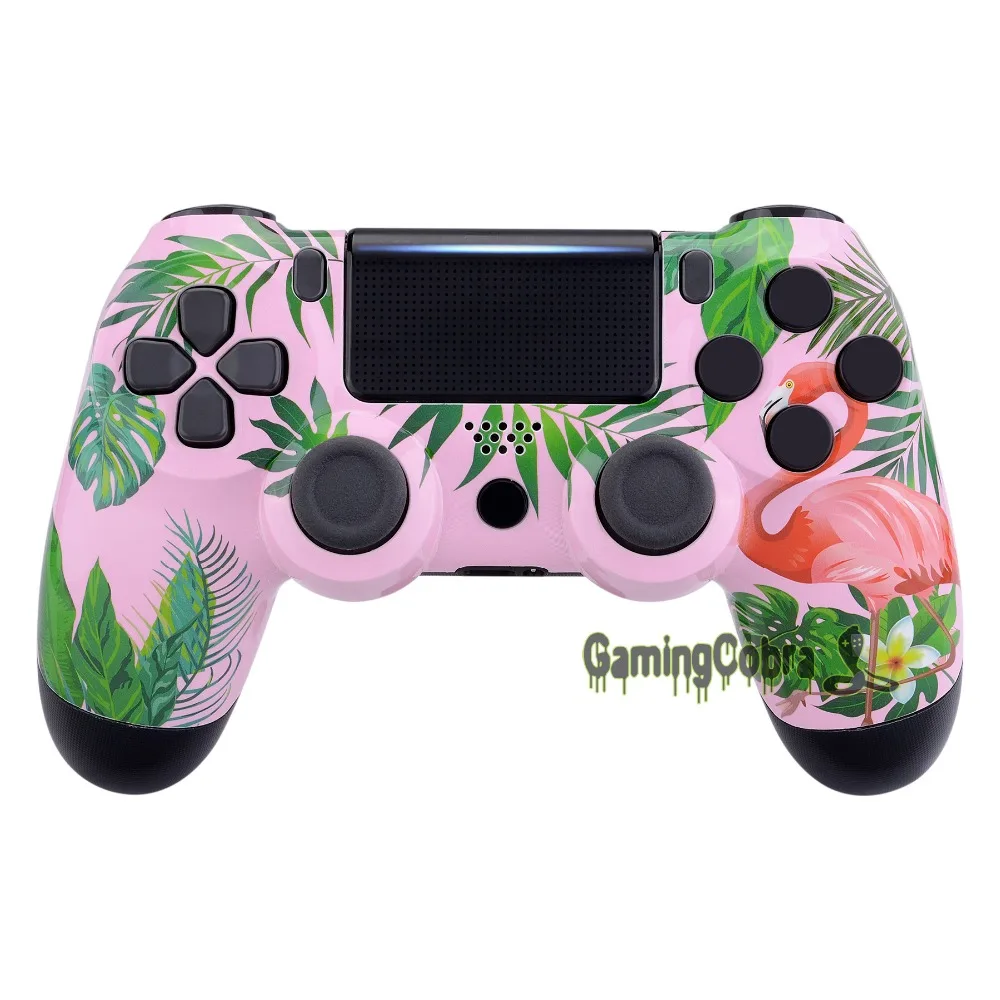 Tropical Flamingo Faceplate Front Housing Shell Replacement Part for PS4 Slim Pro Controller JDM-040 JDM-050 JDM-055 - SP4FT41
Tropical Flamingo Faceplate Front Housing Shell Replacement Part for PS4 Slim Pro Controller JDM-040 JDM-050 JDM-055 - SP4FT41