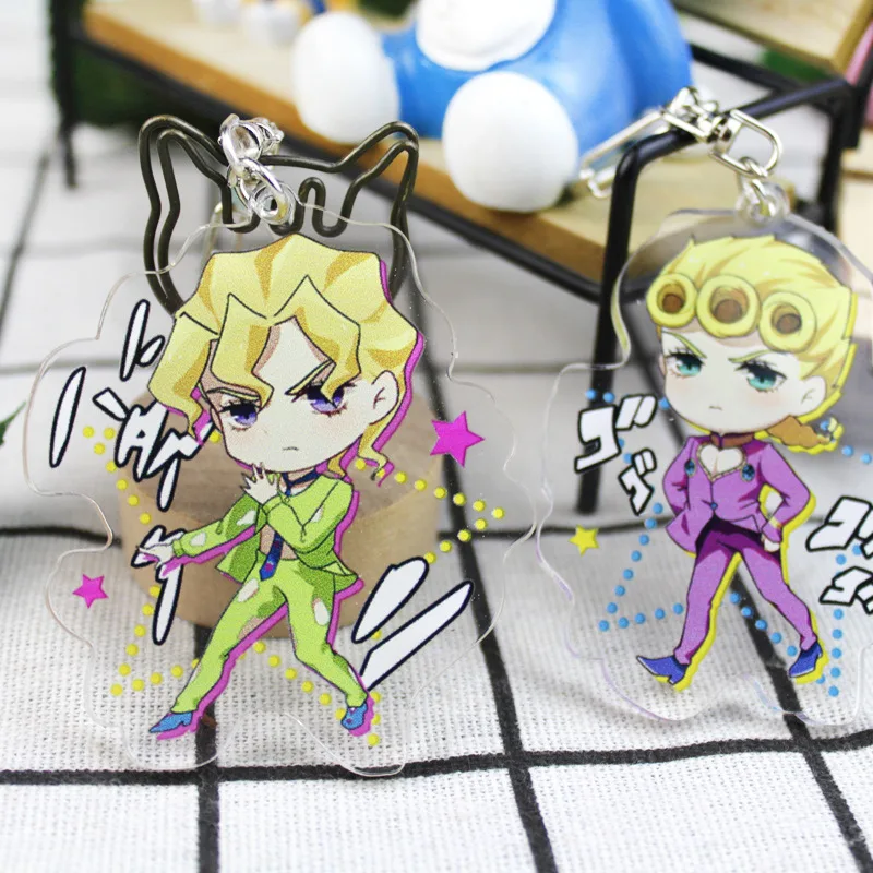 Anime Jojo Bizarre Adventure Cosplay Key Chains Holder Fashion Cartoon Jotaro Kujo Figure Keychains Keyrings Jewelry Gift
Anime Jojo Bizarre Adventure Cosplay Key Chains Holder Fashion Cartoon Jotaro Kujo Figure Keychains Keyrings Jewelry Gift