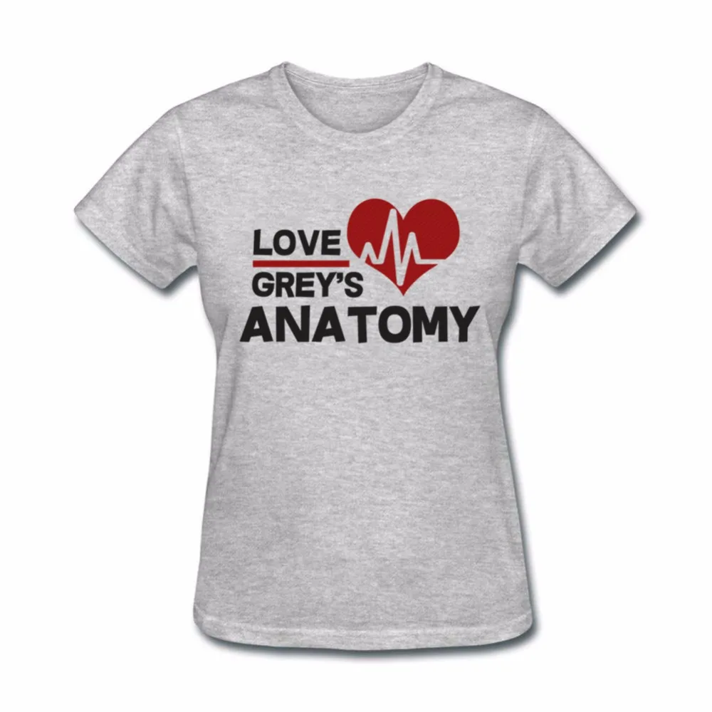 Love Grey s Anatomy T Shirt Women 2018 New Print Summer Woman T Shirts Short Sleeve Cotton camisa Tee slim waist Tops Plus Size
Love Grey s Anatomy T Shirt Women 2018 New Print Summer Woman T Shirts Short Sleeve Cotton camisa Tee slim waist Tops Plus Size