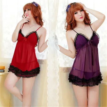 Ladies Sexy Lingerie Sleeveless starppy v neck lace Nightgowns Underwear Thong loose Sleepwear Night Dress Robe Dress
Ladies Sexy Lingerie Sleeveless starppy v neck lace Nightgowns Underwear Thong loose Sleepwear Night Dress Robe Dress